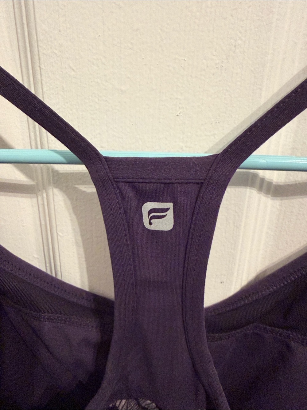 Fabletics Black and Gray Geometric Racerback Tank - Picture 3 of 4
